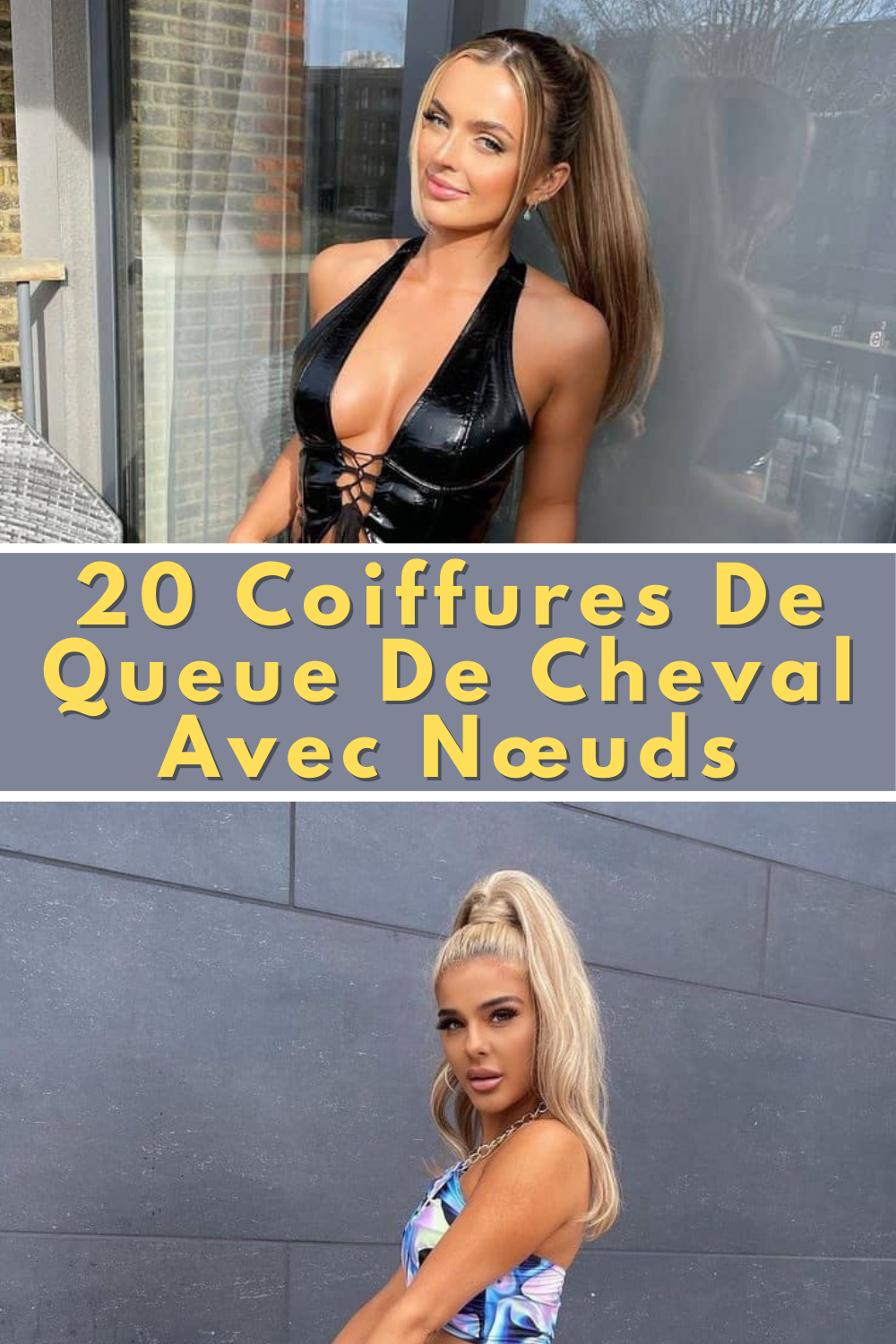 20 Coiffures De Queue De Cheval Avec Nœuds