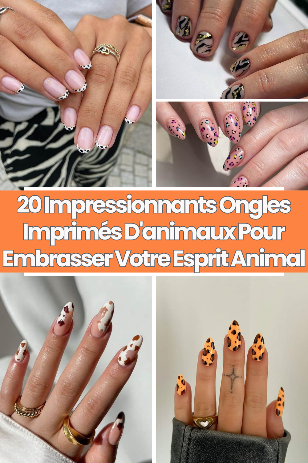 20 Impressionnants Ongles Imprimés D'animaux Pour Embrasser Votre Esprit Animal