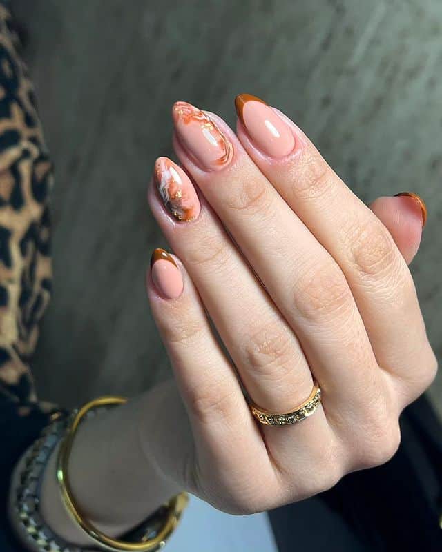 Ongles marbrés